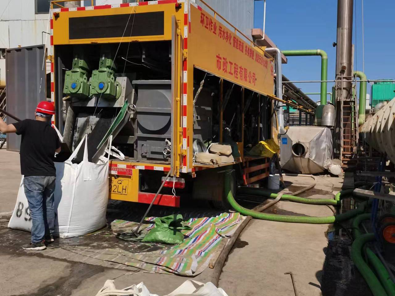 霍州淤泥压干处理